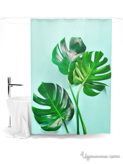 Шторка для ванной, 145*180 см Сирень, цвет мультиколор