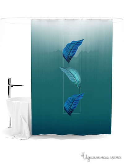 Шторка для ванной, 145*180 см Сирень, цвет мультиколор