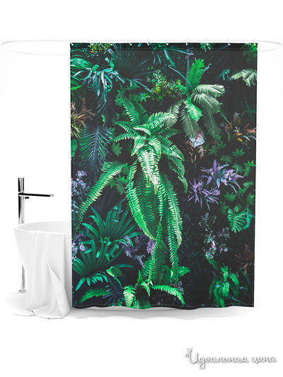 Шторка для ванной, 145*180 см Сирень, цвет мультиколор