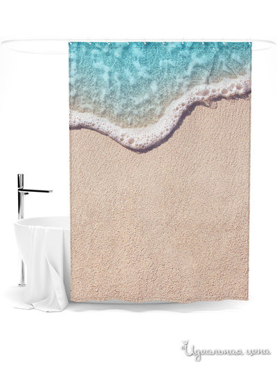 Шторка для ванной, 145*180 см Сирень, цвет мультиколор