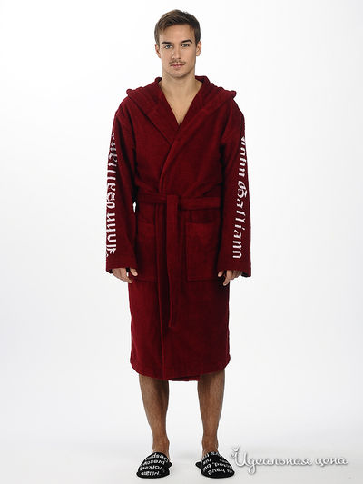 Халат Galliano, цвет цвет бордовый