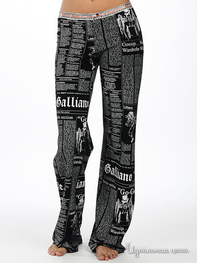 Брюки Galliano, цвет цвет черный