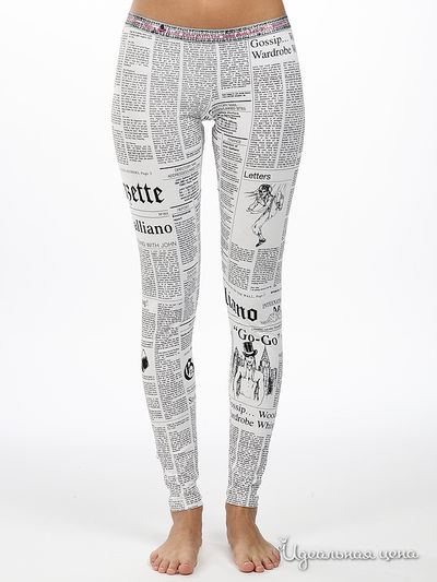 Леггинсы Galliano, цвет цвет белый