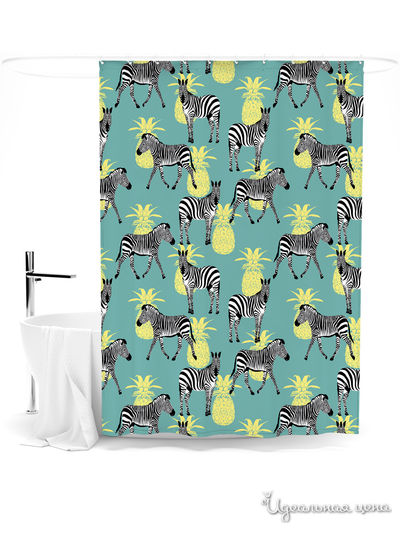 Шторка для ванной, 145*180 см Сирень, цвет мультиколор