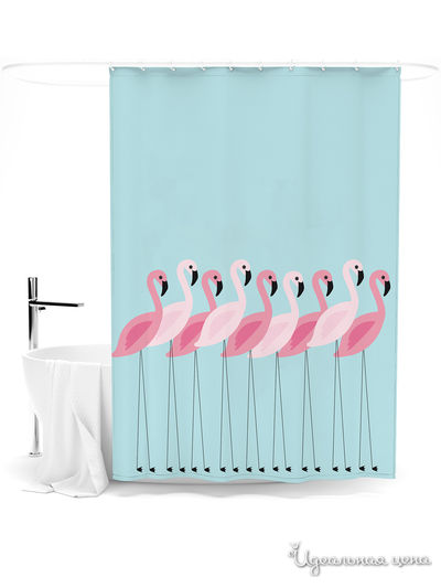 Шторка для ванной, 145*180 см Сирень, цвет мультиколор