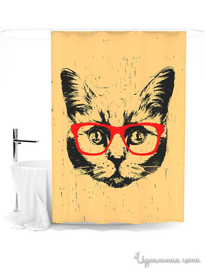 Шторка для ванной, 145*180 см Сирень, цвет мультиколор