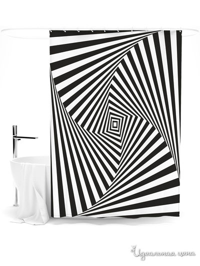 Шторка для ванной, 145*180 см Сирень, цвет мультиколор