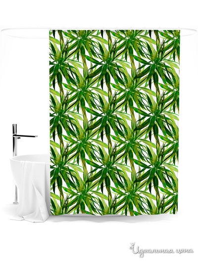 Шторка для ванной, 145*180 см Сирень, цвет мультиколор