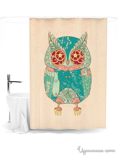 Шторка для ванной, 145*180 см Сирень, цвет мультиколор