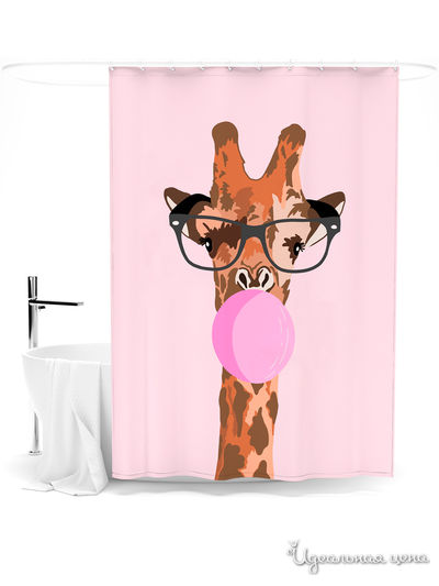 Шторка для ванной, 145*180 см Сирень, цвет мультиколор