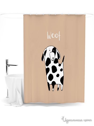 Шторка для ванной, 145*180 см Сирень, цвет мультиколор