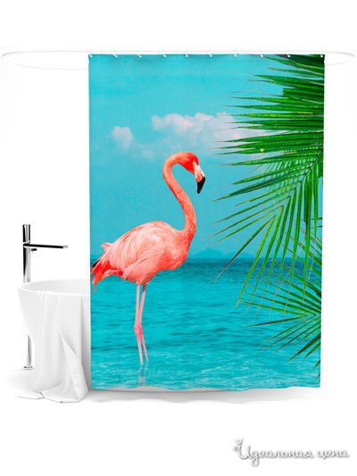 Шторка для ванной, 145*180 см Сирень, цвет мультиколор