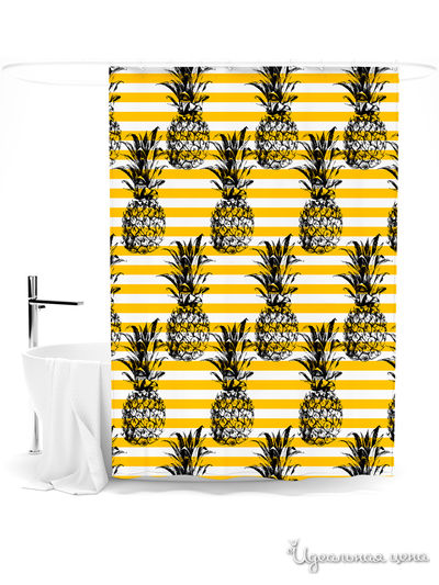 Шторка для ванной, 145*180 см Сирень, цвет мультиколор