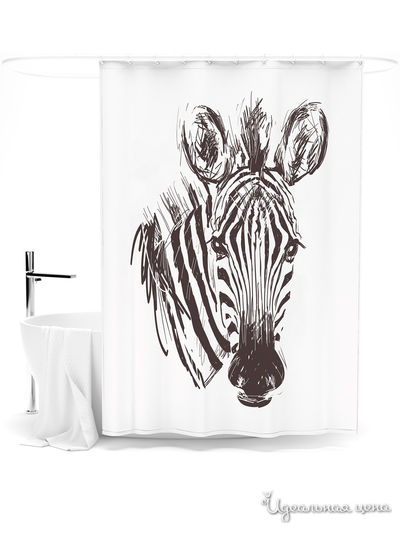 Шторка для ванной, 145*180 см Сирень, цвет мультиколор