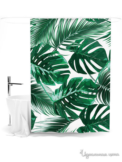 Шторка для ванной, 145*180 см Сирень, цвет мультиколор