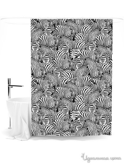 Шторка для ванной, 145*180 см Сирень, цвет мультиколор