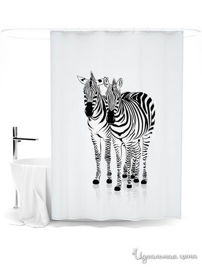 Шторка для ванной, 145*180 см Сирень, цвет мультиколор