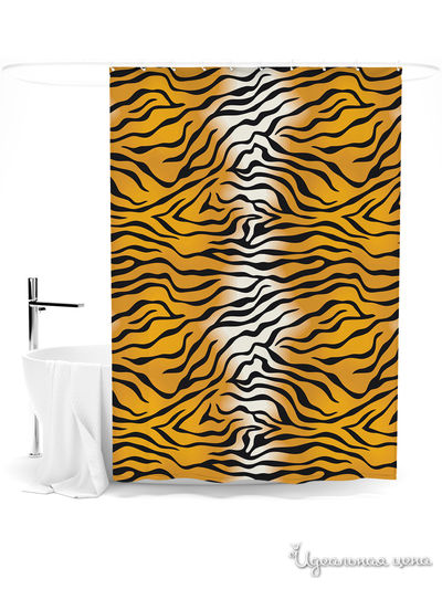 Шторка для ванной, 145*180 см Сирень, цвет мультиколор