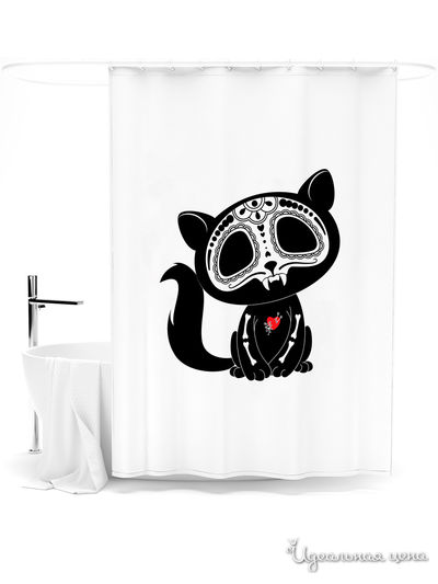 Шторка для ванной, 145*180 см Сирень, цвет мультиколор