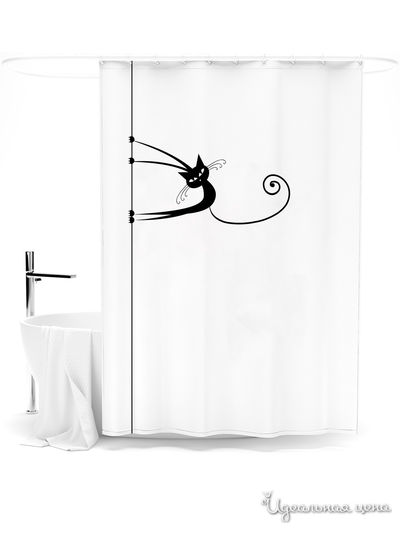 Шторка для ванной, 145*180 см Сирень, цвет мультиколор