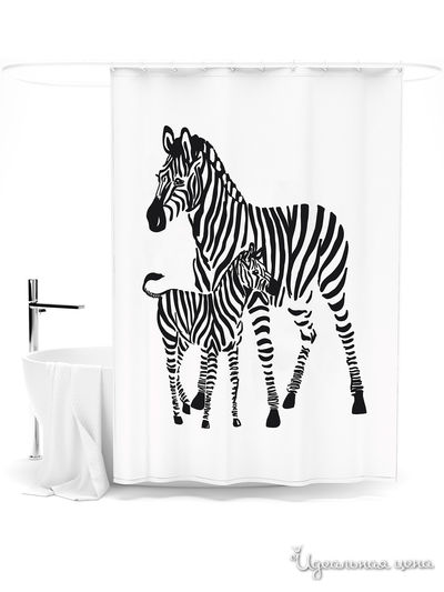 Шторка для ванной, 145*180 см Сирень, цвет мультиколор