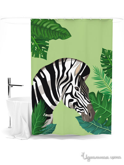 Шторка для ванной, 145*180 см Сирень, цвет мультиколор