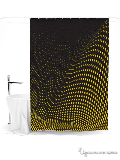 Шторка для ванной, 145*180 см Сирень, цвет мультиколор