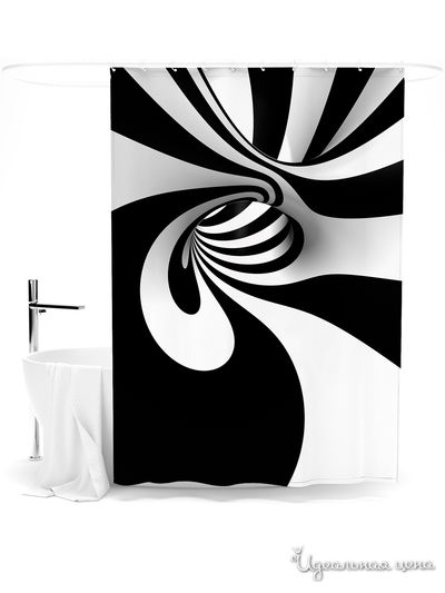 Шторка для ванной, 145*180 см Сирень, цвет мультиколор