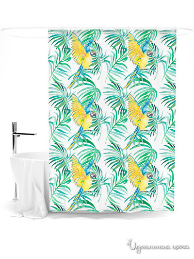 Шторка для ванной, 145*180 см Сирень, цвет мультиколор