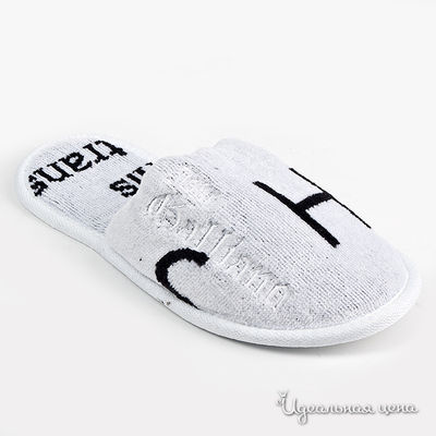 Тапки Galliano, цвет цвет белый