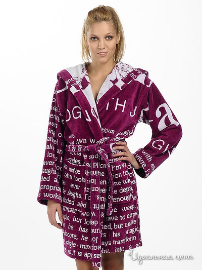 Халат Galliano, цвет цвет сиреневый