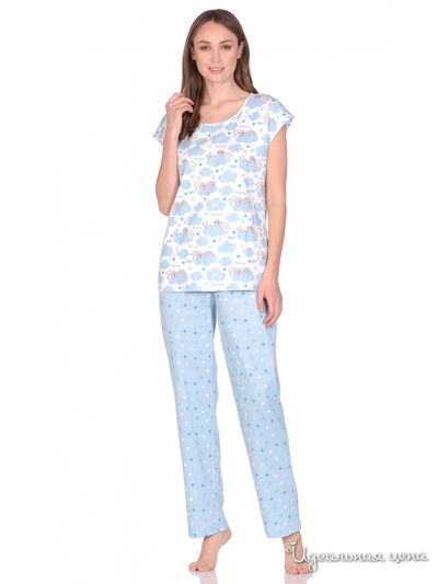 Пижама Vis-a-vis, цвет голубой