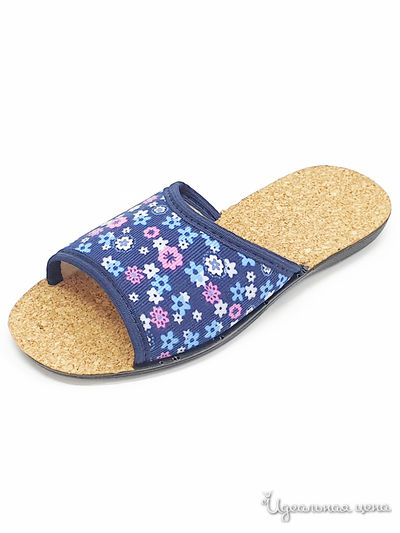 Тапочки БРИС, цвет темно-синий