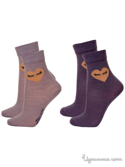 Носки, 2 пары Janus Ridder, цвет фиолетовый