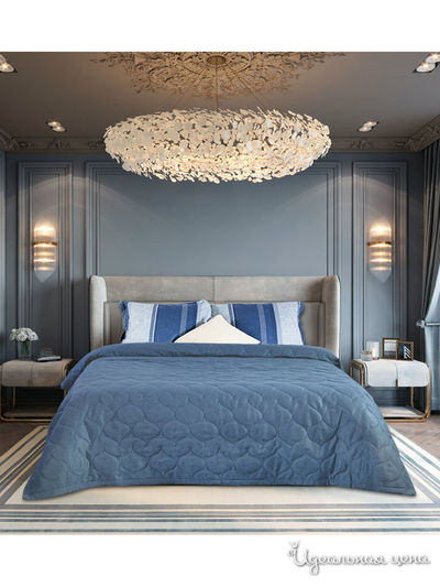 Покрывало, 240*260 см Primavelle, цвет синий