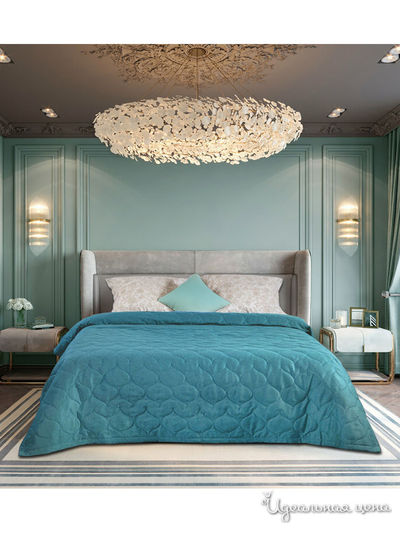 Покрывало, 240*260 см Primavelle, цвет бирюзовый