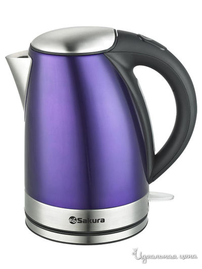 Чайник электрический, 1,7 л Sakura, цвет фиолетовый