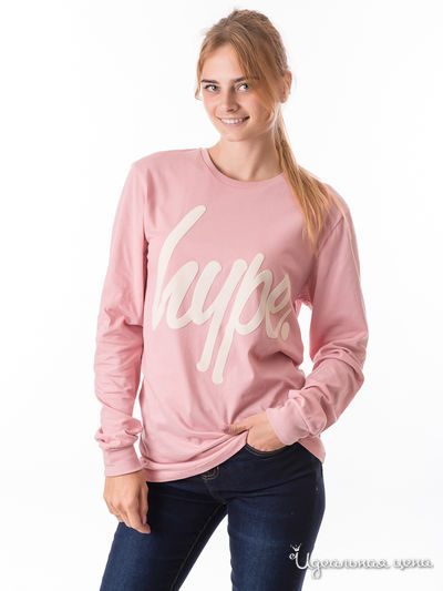 Свитшот JUST HYPE, цвет розовый