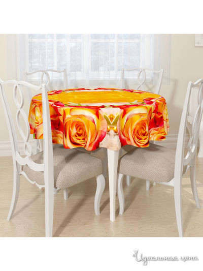 Скатерть, D 145 см, Сирень, цвет мультиколор