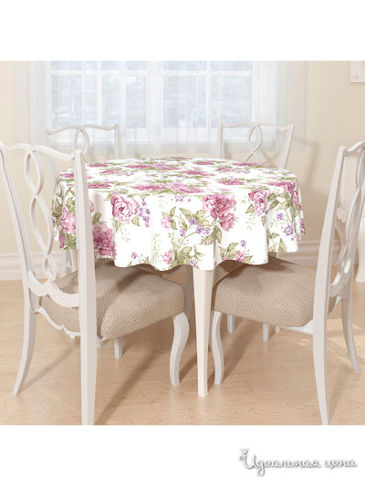 Скатерть, D 145 см, Сирень, цвет мультиколор