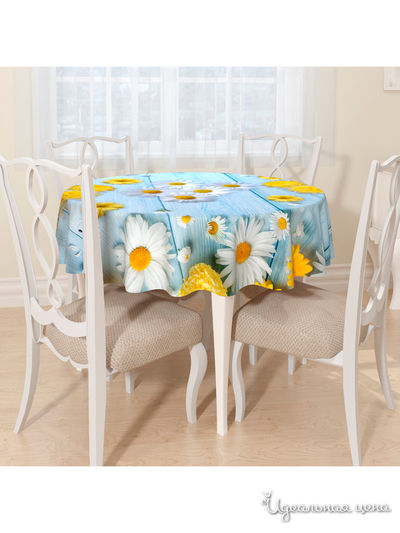 Скатерть, D 145 см, Сирень, цвет мультиколор