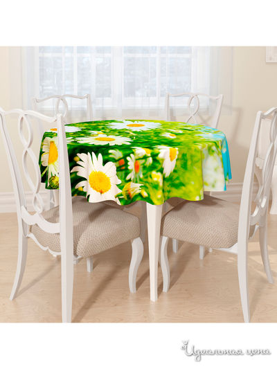 Скатерть, D 145 см, Сирень, цвет мультиколор