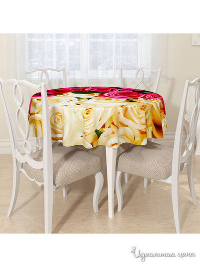 Скатерть, D 145 см, Сирень, цвет мультиколор