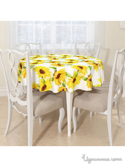 Скатерть, D 145 см, Сирень, цвет мультиколор