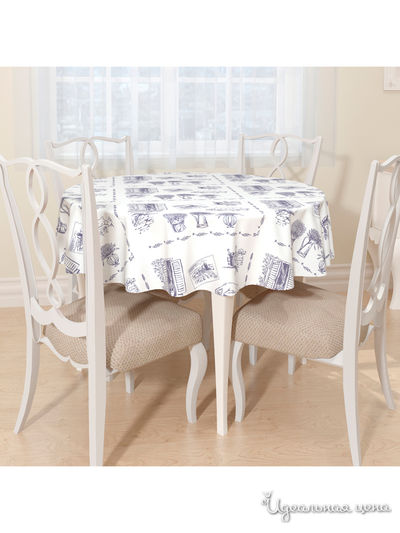 Скатерть, D 145 см, Сирень, цвет мультиколор
