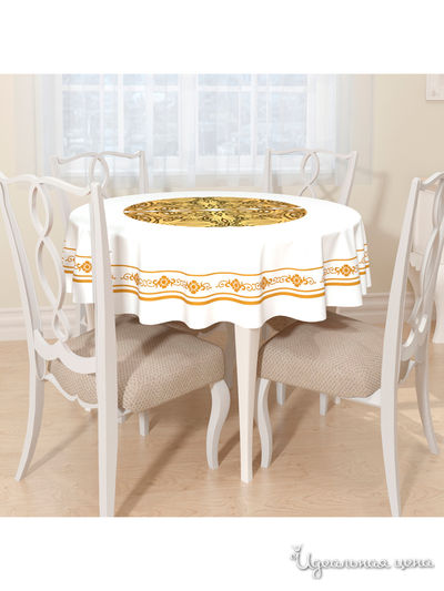 Скатерть, D 145 см, Сирень, цвет мультиколор