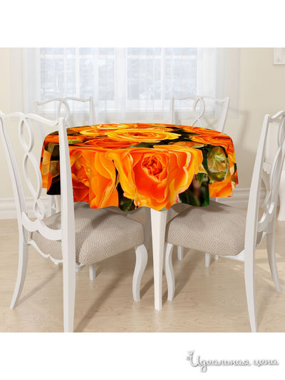 Скатерть, D 145 см, Сирень, цвет мультиколор