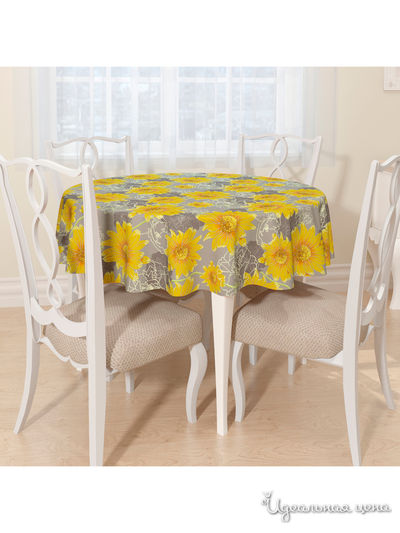 Скатерть, D 145 см, Сирень, цвет мультиколор