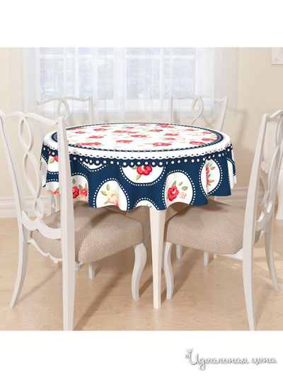 Скатерть, D 145 см, Сирень, цвет мультиколор