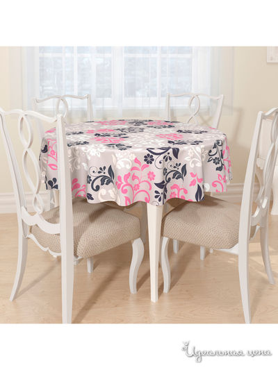 Скатерть, D 145 см, Сирень, цвет мультиколор